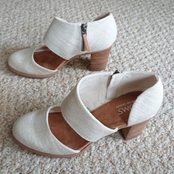 TOMS Milan Closed Toe Heel size 7.5 - Picture 9 of 15